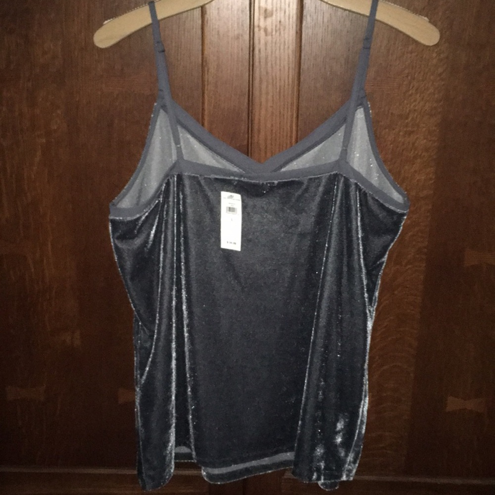 ❤️Velvet cami BANANA REPUBLIC tank V neck NWT - Picture 3 of 14